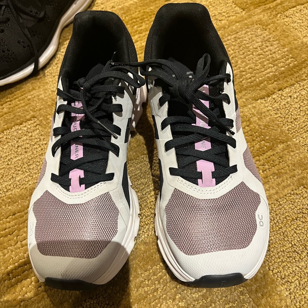 Stylish Black and Pink Athletic Shoes